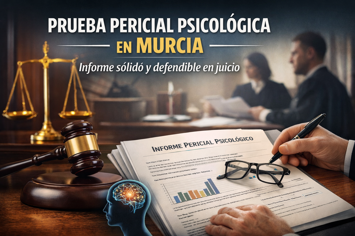 La prueba pericial psicológica en Murcia